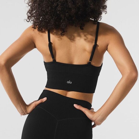 🖤ALO🖤 Seamless Winter Warm Plush Delight Bralette - Picture 3 of 7